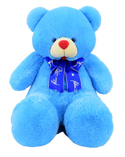 blue stuffed bear