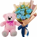 online flower with bear to philippines