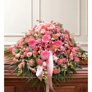 Send Lavishly Pink Casket Spray to Philippines