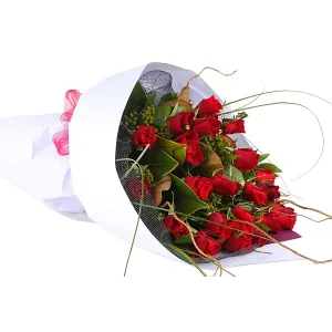 18 Red Roses Bouquet