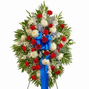 Patriot Standing Flowers Spray