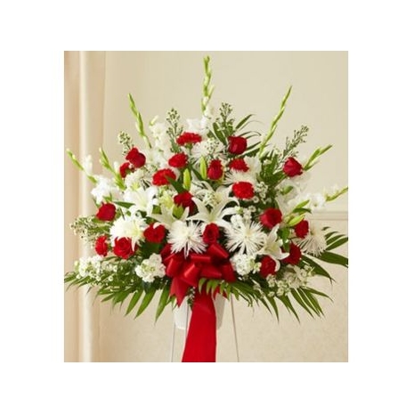 Red and White Perfection Basket