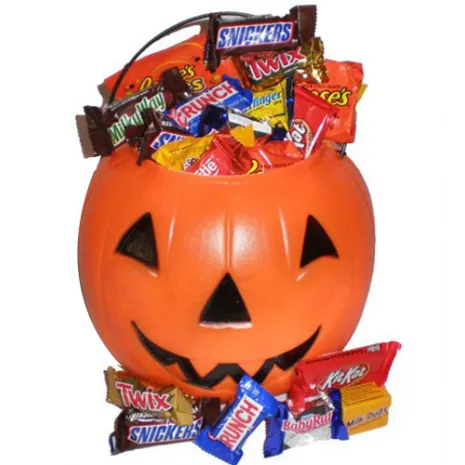 Pumpkin Delight Halloween Basket