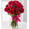 24 Red Roses in Vase