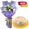 send flower with cake to quezon city