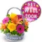 buy flowers basket with get well balloon philippines